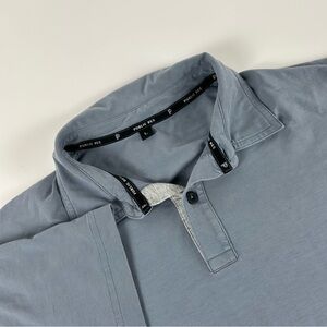 Public Rec Men’s SZ L Polo Shirt Blue Performance Stretch Athletic Golf Casual